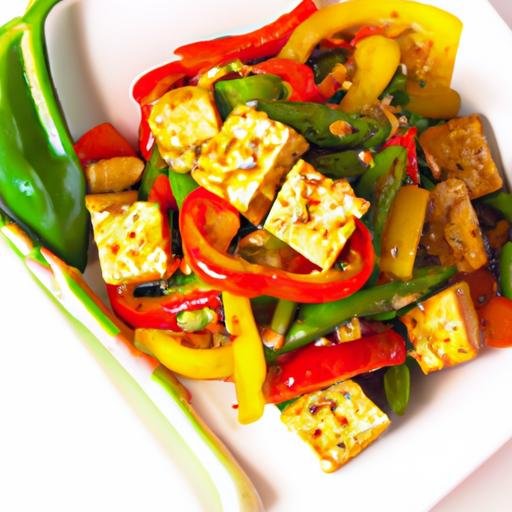 Receta tofu con verduras